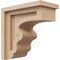 Ekena Millwork 4"W x 8"D x 8"H Classic Highland Rough Cedar Woodgrain TimberThane Corbel, Primed Tan CORUR04X08X08HLDRCPR - alternate 1